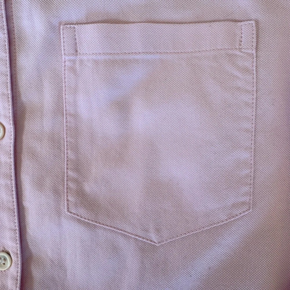 Theory Nikala Oxford Button Down Shirt in pink size Medium - Picture 11 of 12